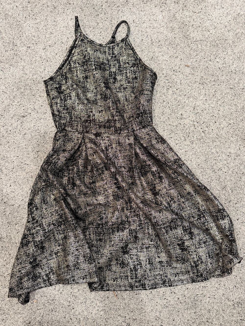 Semi formal dress racerback junior girls xsmall 10/12 skater emo glam party